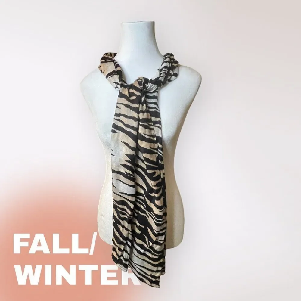 CHICO’S ANIMAL PRINT SCARF‎